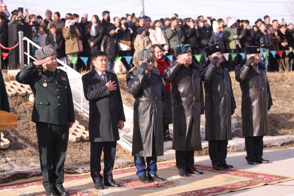 Аймгийн Засаг дарга Б.Зоригтбаяр цэргийн тангараг өргөх ёслолд оролцлоо