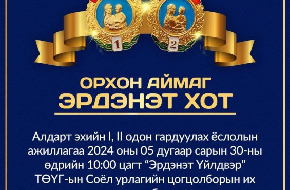 Аймгийн хэмжээнд энэ онд нийт 296 эх алдарт эхийн I, II одон гардаж авна